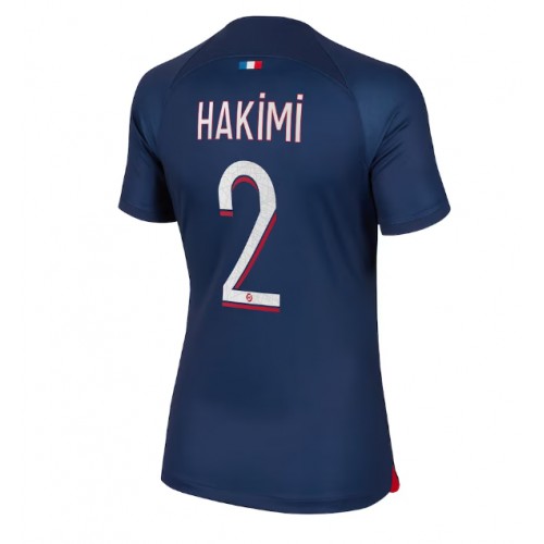 Ženski Nogometni dresi Paris Saint-Germain Achraf Hakimi #2 Domači 2023-24 Kratek Rokav